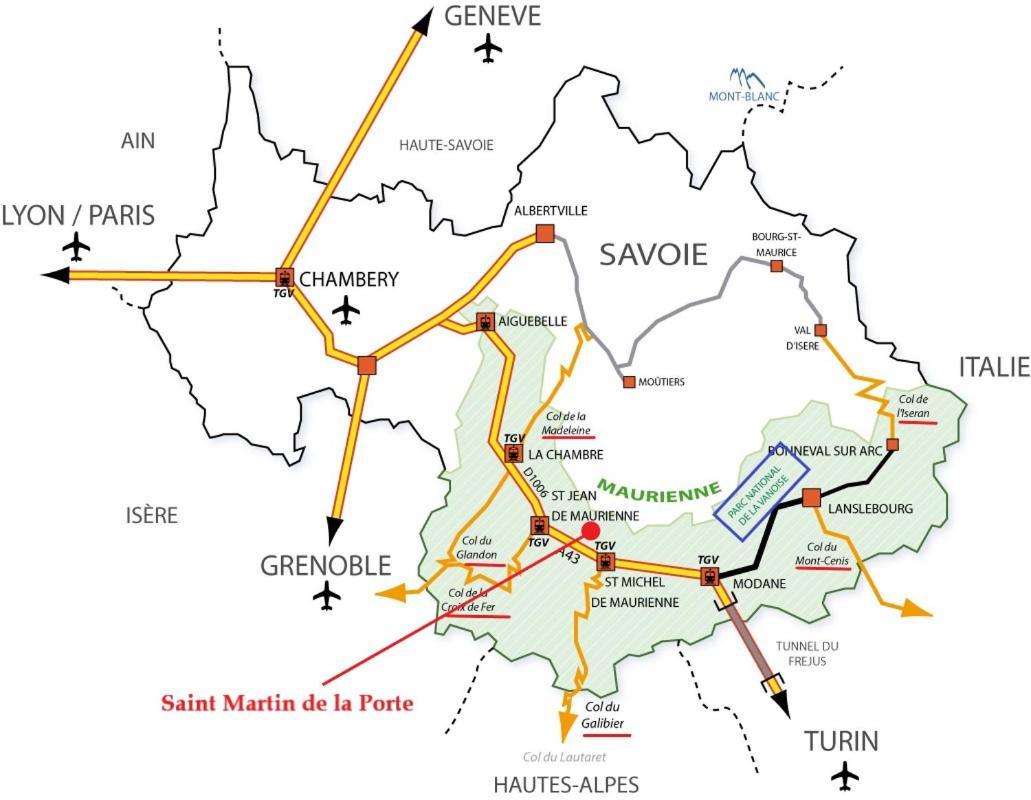 Gite Le Bec D'Aigle 2 Pers Saint-Martin-de-la-Porte 외부 사진